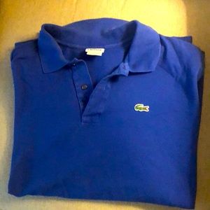 Lacoste Men’s Blue Polo Short Sleeve Shirt XL